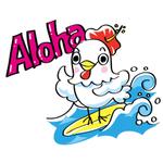 F-2 WORKS (fisco2)さんのハワイのからあげ屋のとりキャラクターデザインへの提案