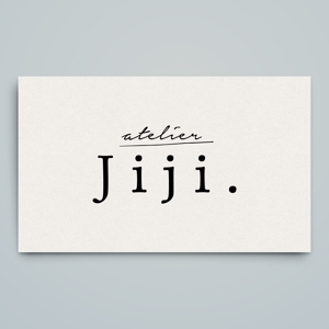 haru_Design (haru_Design)さんのヘアサロン「アトリエ ジジ」のロゴデザイン☆への提案