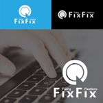 DUNF (DUNF)さんの視線の注視位置補正ツール「FixFix」のロゴ への提案