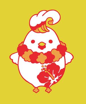 山本あき ()さんのハワイのからあげ屋のとりキャラクターデザインへの提案