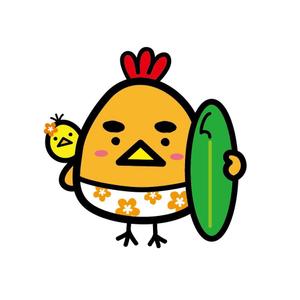mill. (mil_de)さんのハワイのからあげ屋のとりキャラクターデザインへの提案