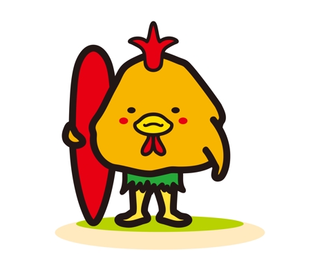Yellow Frogさんの事例 実績 提案 ハワイのからあげ屋のとりキャラクターデザイン Kentariki様 クラウドソーシング ランサーズ