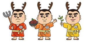 rakugaki_works ()さんのゆるキャラデザインの作成（西郷隆盛イメージとシカを掛け合わせた物）への提案