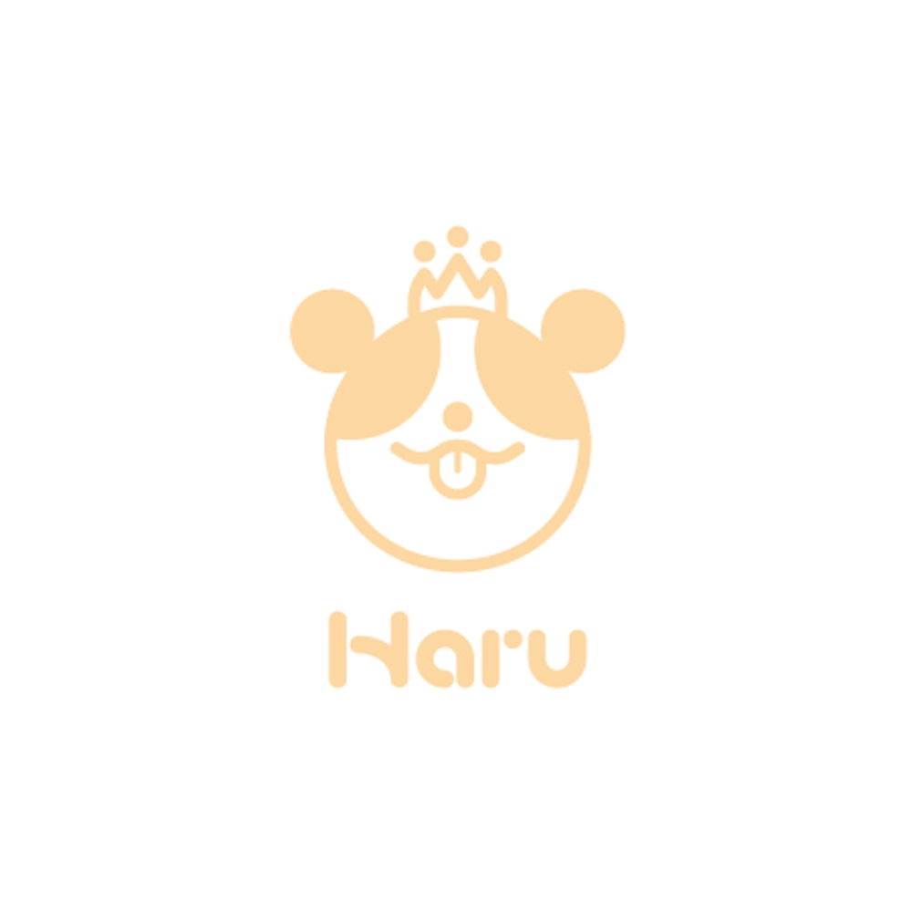 「Haru」のロゴ作成