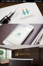 Thunder Gate design (kinryuzan)さんの人材派遣会社　「ＨＯＰＥＷＩＬＬ」のロゴへの提案