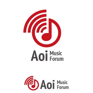 octo (octo)さんのアオイ楽器店のロゴへの提案