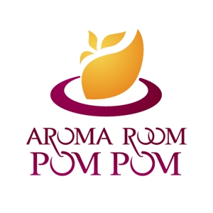 cube_imaki (cube_ima)さんの「aromaroompompom」のロゴ作成への提案