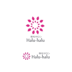 studio-air (studio-air)さんの女性専門脱毛サロン「Halu-halu」のロゴへの提案