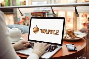 Cobalt Blue (Cobalt_B1ue)さんのアパレル卸個人事業社名「WAFFLE」のロゴデザインへの提案