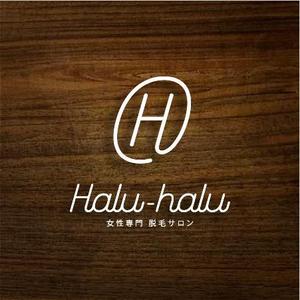 kozi design (koji-okabe)さんの女性専門脱毛サロン「Halu-halu」のロゴへの提案