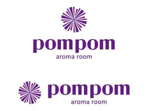 tsujimo (tsujimo)さんの「aromaroompompom」のロゴ作成への提案