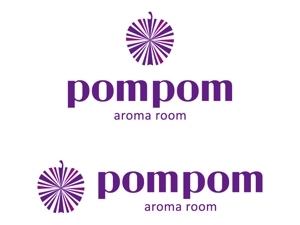 tsujimo (tsujimo)さんの「aromaroompompom」のロゴ作成への提案