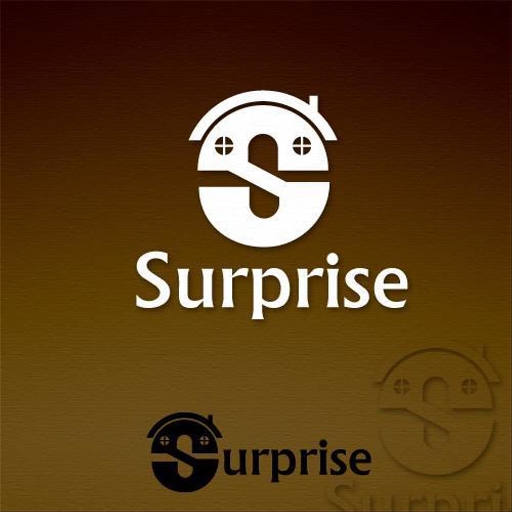 「Surprise」のロゴ作成