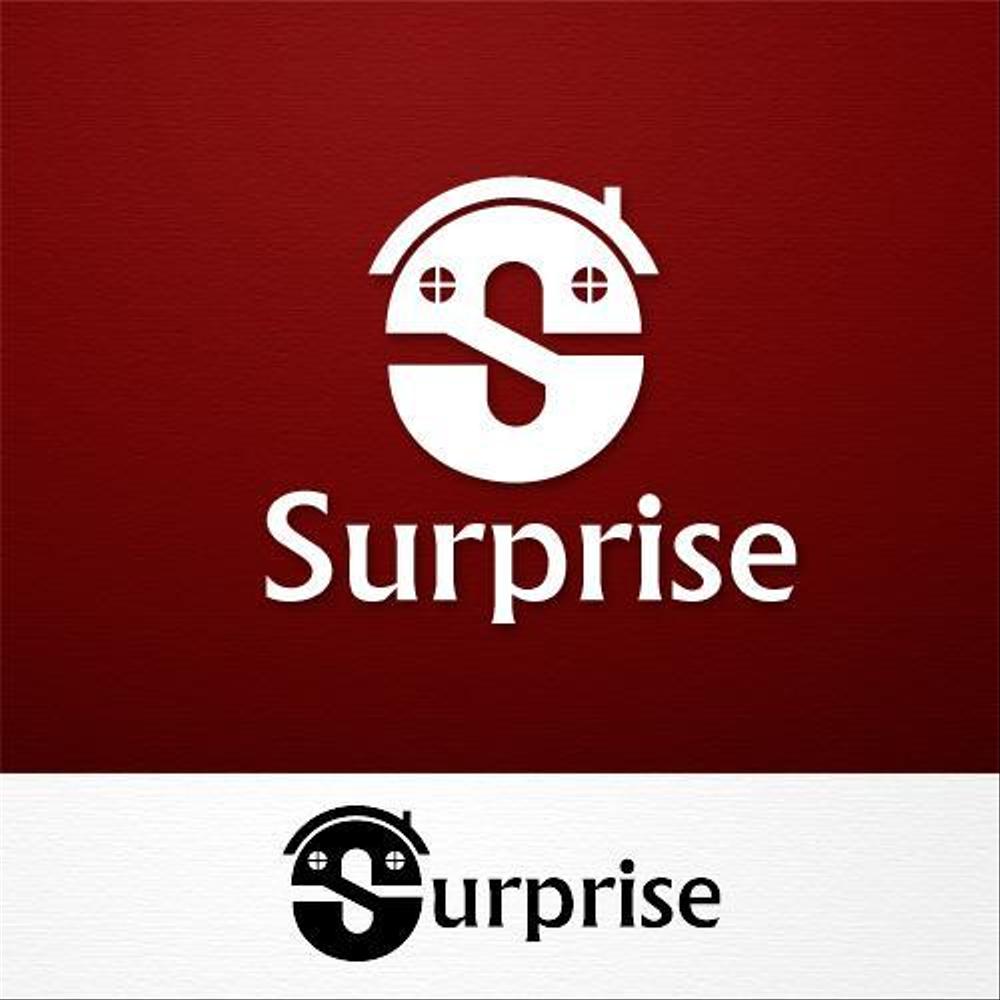「Surprise」のロゴ作成