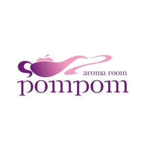 poorman (poorman)さんの「aromaroompompom」のロゴ作成への提案