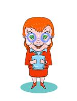 Cezaru (cesarkayanoki)さんのITに強い人材を派遣する事業のマスコット女性キャラクターを募集への提案