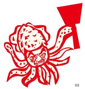 なにに★ぬこ (chiezo108)さんのイカのキャラクターデザインへの提案