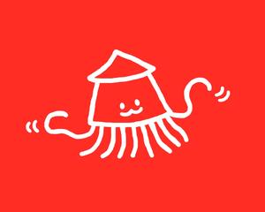 おまめ (omame113)さんのイカのキャラクターデザインへの提案