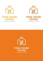orangemint (orangemint)さんの地域密着型ヨガスタジオ「YOGA HOUSE ○○ by UNDER THE LIGHT」のロゴへの提案