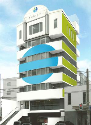 SHIMOZONO (shimozono)さんのビルの配色デザインをお願いしますへの提案