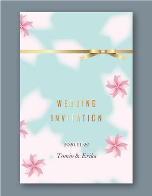 samy-design (sammahome)さんの結婚式ペーパーアイテムの新商品デザイン【テーマ：春】大募集！への提案