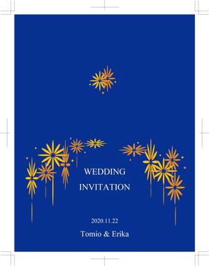 YOKO (Horry_violet)さんの結婚式ペーパーアイテムの新商品デザイン【テーマ：夏】大募集！への提案