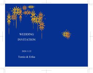 YOKO (Horry_violet)さんの結婚式ペーパーアイテムの新商品デザイン【テーマ：夏】大募集！への提案