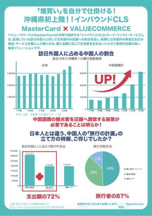 快 (kaori_otsuka_1994)さんの「訪日外国人集客施策（中国人インバウンド対策）サービス」のチラシ制作コンペへの提案