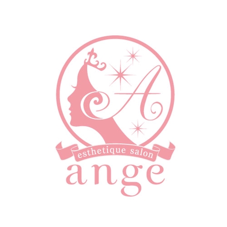 bloom_design (bloom_design)さんのエステティックサロン『ange』アンジェのロゴへの提案