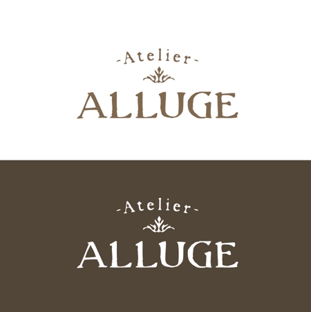 saitti (saitti)さんのフォトスタジオ『Atelier ALLUGE』の店舗ロゴへの提案