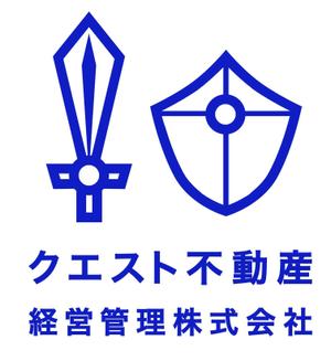 影山榮一 (EiichiKageyama)さんの賃貸管理を追求し、プロパティマネジメントとコンサルティングをする『クエスト不動産経営管理㈱』のロゴへの提案