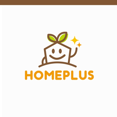 やめます。 ()さんのリフォームのフランチャイズ「ホームプラス」のロゴへの提案