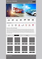 VainStain (VainStain)さんの車の貿易用ポータルサイトメインビジュアルデザインへの提案
