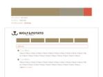 sk (halwoskmt)さんの「ウルフトポテト」（犬のおやつ専門店）のWEBカラー（3色）を決めてください。ブランディング構築への提案