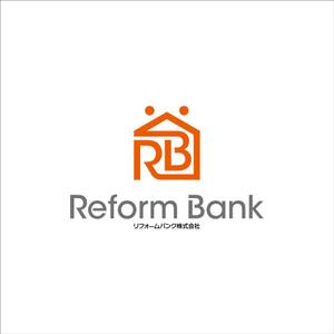 Roby Design (robydesign)さんの会社名「リフォームバンク株式会社」のロゴへの提案