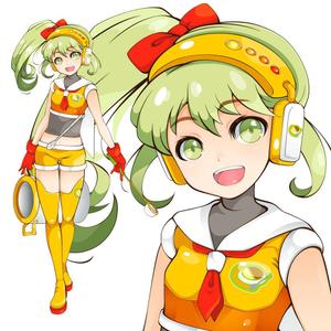 OKADAerk　オカダエリコ (okadaerk)さんのご当地カレーを紹介するオリジナル女性キャラクターのイラスト作成提案への提案