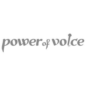 SHADOデザイン (SHADO)さんのボイストレーニング、ボーカル教室「powerofvoice」のロゴへの提案