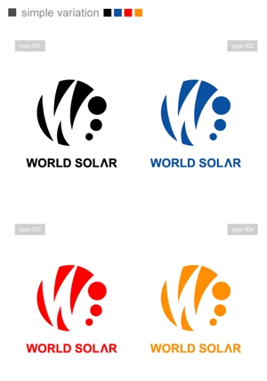 Not Found (m-space)さんの「WORLD　SOLAR　　ワールド・ソーラー株式会社」のロゴ作成への提案
