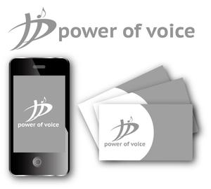 King_J (king_j)さんのボイストレーニング、ボーカル教室「powerofvoice」のロゴへの提案