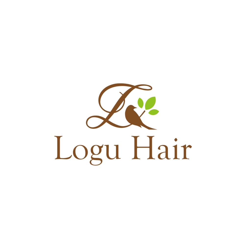 ！！美容室のロゴコンペ！！　Logu Hair　