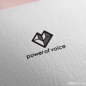 shirokuma_design (itohsyoukai)さんのボイストレーニング、ボーカル教室「powerofvoice」のロゴへの提案