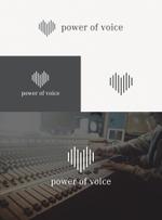 tanaka10 (tanaka10)さんのボイストレーニング、ボーカル教室「powerofvoice」のロゴへの提案