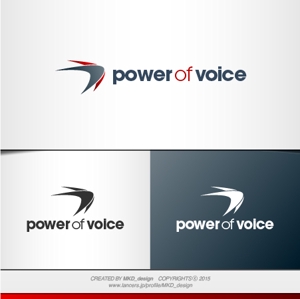 MKD_design (MKD_design)さんのボイストレーニング、ボーカル教室「powerofvoice」のロゴへの提案