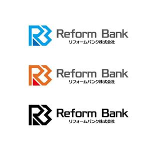 katu_design (katu_design)さんの会社名「リフォームバンク株式会社」のロゴへの提案