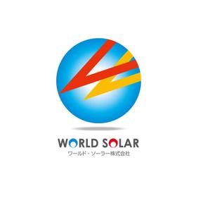 Team_Kさんの「WORLD　SOLAR　　ワールド・ソーラー株式会社」のロゴ作成への提案