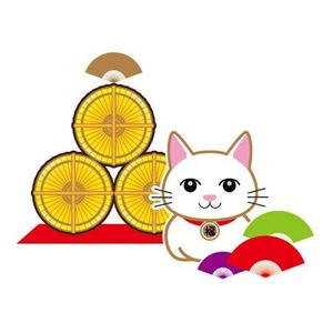 濱野　勝 (chabitoranosuke)さんの祝事・進物・贈答品用のし紙・パッケージ・包装紙用福猫のイラストへの提案