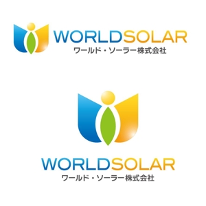 P-LABO (P-LABO)さんの「WORLD　SOLAR　　ワールド・ソーラー株式会社」のロゴ作成への提案