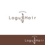 tsuby (tsuby)さんの！！美容室のロゴコンペ！！　Logu Hair　への提案