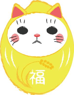 Maris Box (marimocororon)さんの祝事・進物・贈答品用のし紙・パッケージ・包装紙用福猫のイラストへの提案
