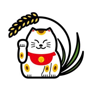 mu_cha (mu_cha)さんの祝事・進物・贈答品用のし紙・パッケージ・包装紙用福猫のイラストへの提案